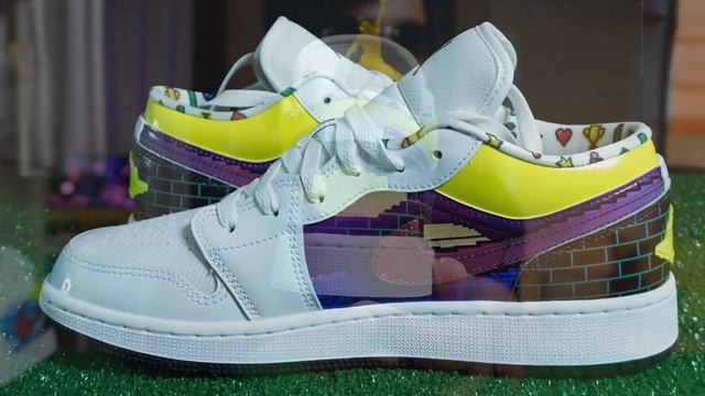 THE JORDAN 1 LOW OLD SCHOOL GAMING (GS) IS A DOPE LIL PAIR OF SNEAKERS "FIRE" смотреть онлайн