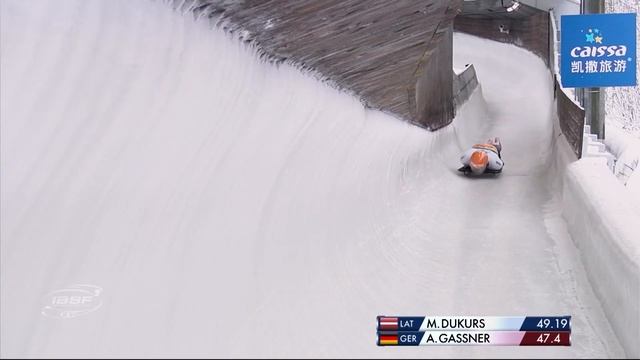 Martins Dukurs earns a razor-thin victory | IBSF Official смотреть онлайн