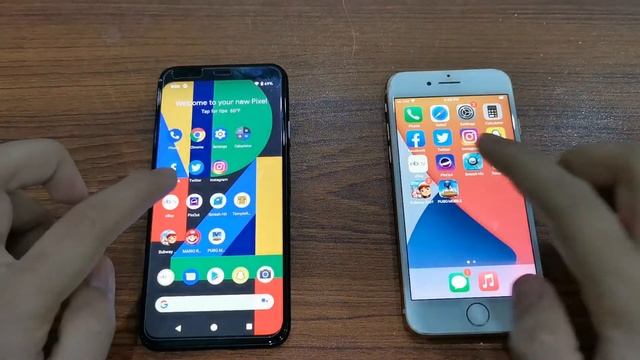 iPhone 8 Vs Pixel 4 Speed test! A11 bionic vs Snapdragon 855 смотреть онлайн