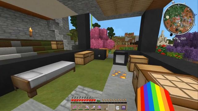 Robot Rainbow Minecraft Modpack #70:  A Little Remodel