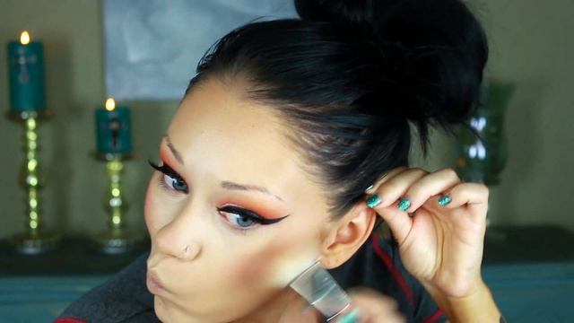 Spring Makeup tutorial W/Pop of Color | Cassi Lee смотреть онлайн