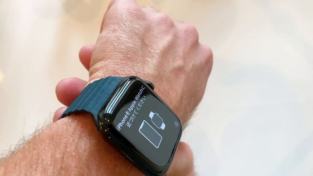 Apple Watch Series 4 Black Stainless Steel - Forest Green Leather Loop смотреть онлайн