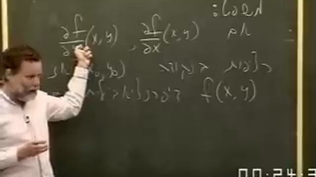 חדו"א 2 - הרצאה 13 - דיפרנציאביליות. כלל השרשרת смотреть онлайн