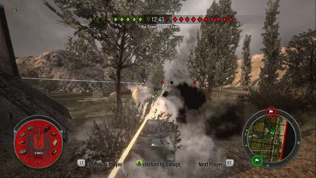 World Of Tanks Xbox 360 Beta Gameplay смотреть онлайн