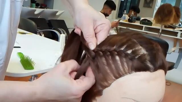 Плетение Французских Кос _ Le Due Trecce Francese Техника плетения косичек #косы  #braidingtutorial