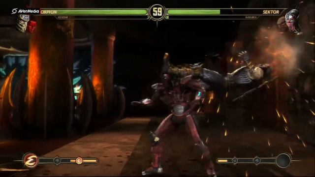 Mortal Kombat 9 Kenshi & Scorpion Hard Tag Ladder-No Matches Lost смотреть онлайн
