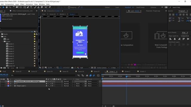 Free App Promo Phone Mockup After Effects Template | Snail Motion смотреть онлайн