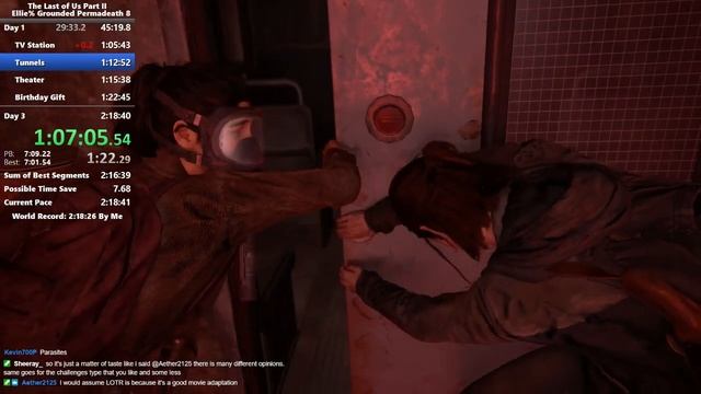 The Last of Us Part II - World Record - New Game, Grounded Permadeath Speedrun, Ellie% (2:18:00 IGT смотреть онлайн