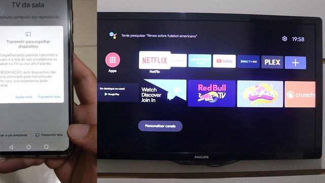 Como Espelhar tela de celular no Mi TV STICK/Chromecast смотреть онлайн