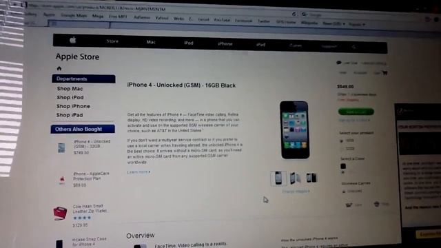 Factory Unlocked iPhone 4 From Apple смотреть онлайн