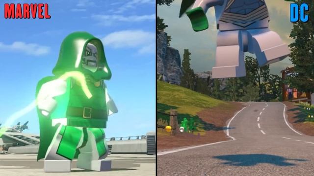 LEGO Marvel vs DC Similar Characters Side by Side Comparison смотреть онлайн