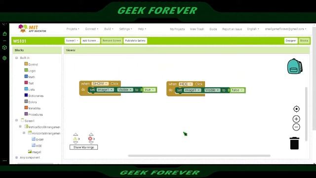 📗Show & Hide Photo .aia .apk (MIT App Inventor) смотреть онлайн