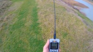 эхолот Lucky 718 проверка дальности приема с разными антеннами