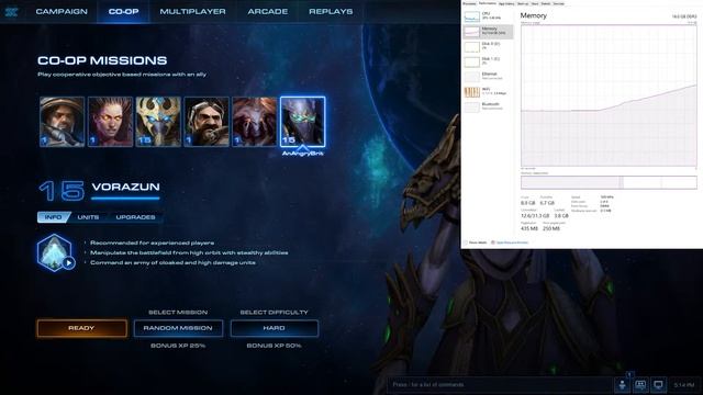 Starcraft 2 Memory Usage смотреть онлайн