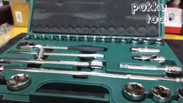 Sata 09135 1/2 Inc socket set unboxing review смотреть онлайн