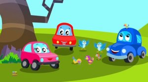 Little Red Riding Hood | Little Red Car Cartoon Videos | Nursery Rhymes from Kids Channel