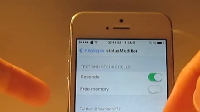 Tweak Cydia ios 7 | StatusModifier смотреть онлайн