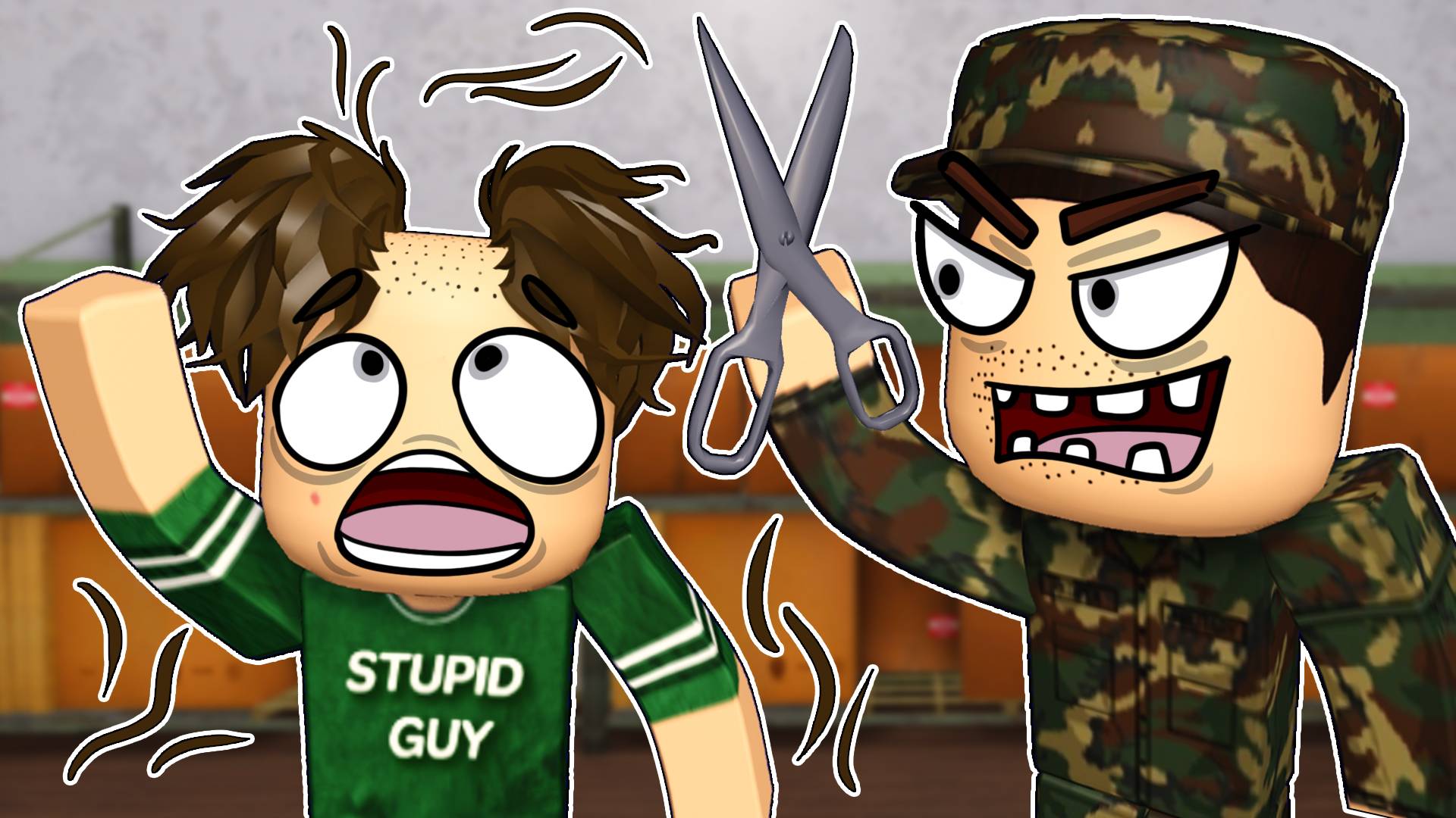 Глупый парень попал в армию (анимация в Роблокс) смотреть онлайн