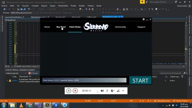 Silkroad Online Launcher [Preview] - Theme (Eclipse) смотреть онлайн