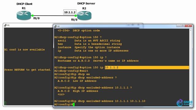 CCNA #015: DHCP Server and client configuration using Cisco IOS: CCNA 200-125 exam смотреть онлайн