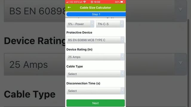 Cable Size Calculator for iPhone & iPad | Version April 2020 смотреть онлайн