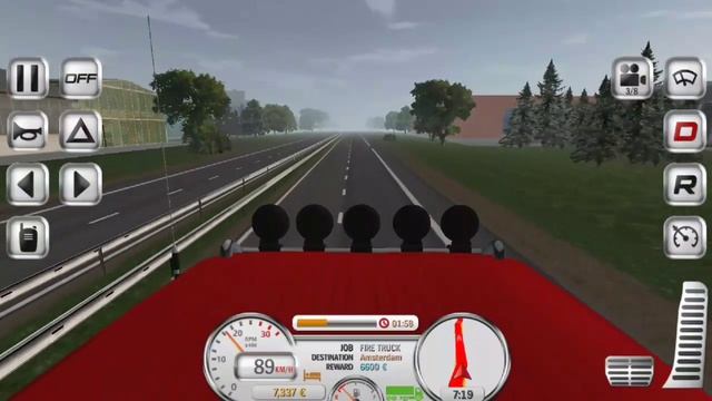 Euro Truck Evolution: Quick Run Hauling Firetruck Android/iOS Gamplay смотреть онлайн