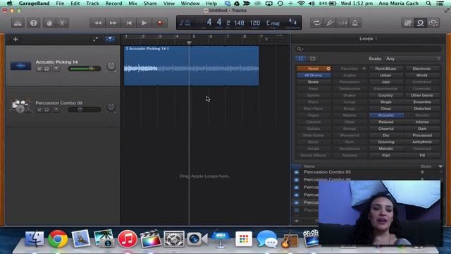 Working with Loops/Songs/SFX in Garageband смотреть онлайн