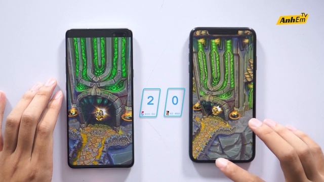 SPEEDTEST GALAXY S10 5G VS iPHONE XS MAX: APPLE ĐẠI BẠI!!! смотреть онлайн