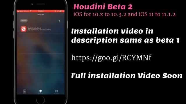 Houdini Beta 2 Released for iOS 11 to 11.1.2 - Remove Ads - Change icon Shape- Change Emoji Font смотреть онлайн