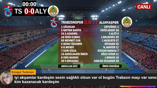 TRABZONSPOR ALANYASPOR MAÇI CANLI İZLE