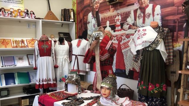 О чувашских головных уборах на выставке Табар-Черкийской средней общеобразовательной школы смотреть онлайн