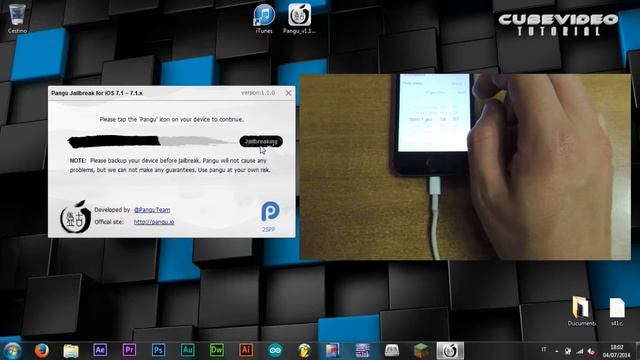 Come eseguire il Jailbreak di iOS 7.1 / 7.1.2 - Pangu ITA смотреть онлайн
