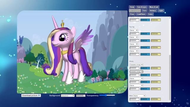 CRIANDO A RARITY e a PRINCESA CADANCE no PONY CREATOR 3D #LuliRarity смотреть онлайн