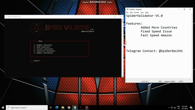SMS LEADS GENERATOR AND VALIDATOR TOOL ✨SPIDERVALIDATOR V5.0 смотреть онлайн