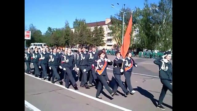 Школа 45 репетиция парада 2013