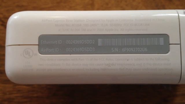 AirPort Extreme Base Station A1264 смотреть онлайн