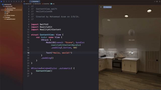 Developing visionOS Apps for Vision Pro | Getting Started | Part 1 смотреть онлайн