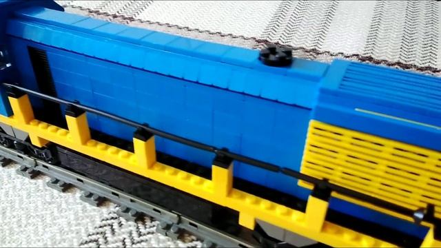 Lego тепловоз ТГМ6А смотреть онлайн