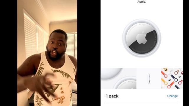 Apple Air Tag...is The Back Of An Apple Watch