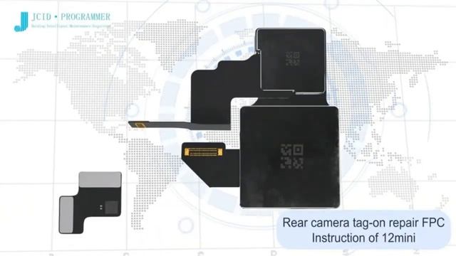 For IPhone12-14Pro Max Wide Angle Camera Tag-On Repair FPC Flex Cable Works With V1S PRO