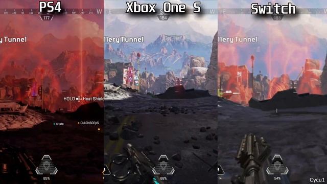 Apex Legends Nintendo Switch vs X1S vs PS4 Graphics Comparison смотреть онлайн