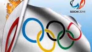 FOOTAGE ФУТАЖ LOOP -олимпиада 2014 олимпийский огонь флаг