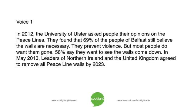 The Meaning Of Walls | Practice English With Spotlight