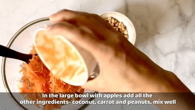 Crunchy Apple & Carrot Salad | How to Make Juicy Healthy Winter Salad | Easy Breakfast or Lunch смотреть онлайн