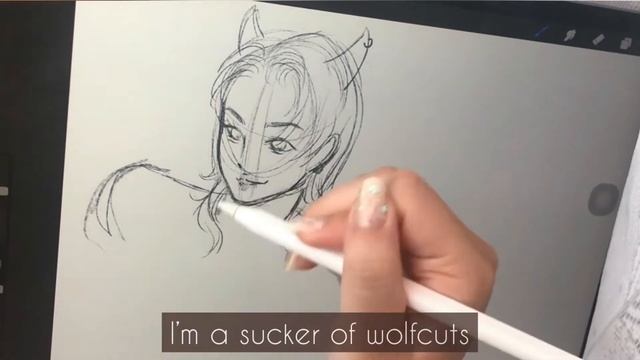 Sketch with me! (Art process drawing my OC)(iPad Procreate speed painting)ep.0 2022 смотреть онлайн