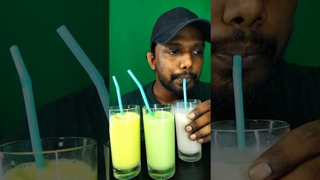 blueberry mango green apple juice mukbang ASMR смотреть онлайн