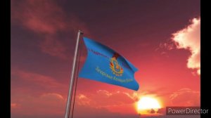 Флаг и гимн Запорожского Казачьего Войска СССР.