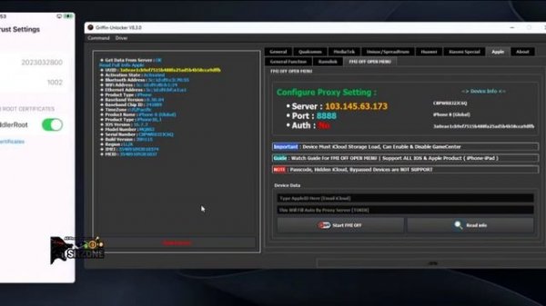 [FREE] FMI OFF FREE REMOVE iCloud OPEN MENU PERMANENTLY ALL IOS iPhone ipad By Griffin Unlocker 202