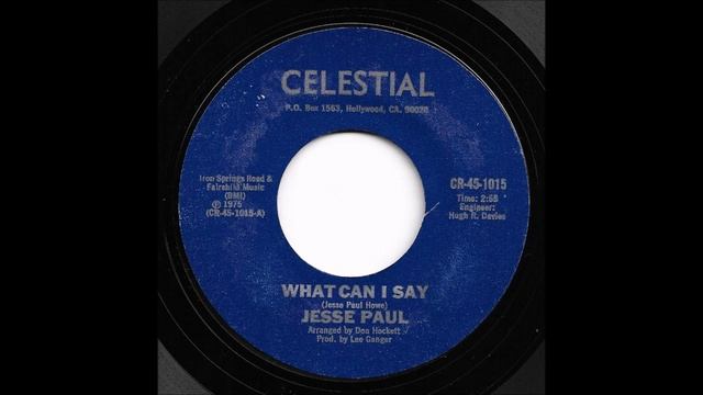 Jesse Paul - What Can I Say смотреть онлайн
