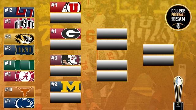 My Winter 2024 College Football Playoff Predictions смотреть онлайн